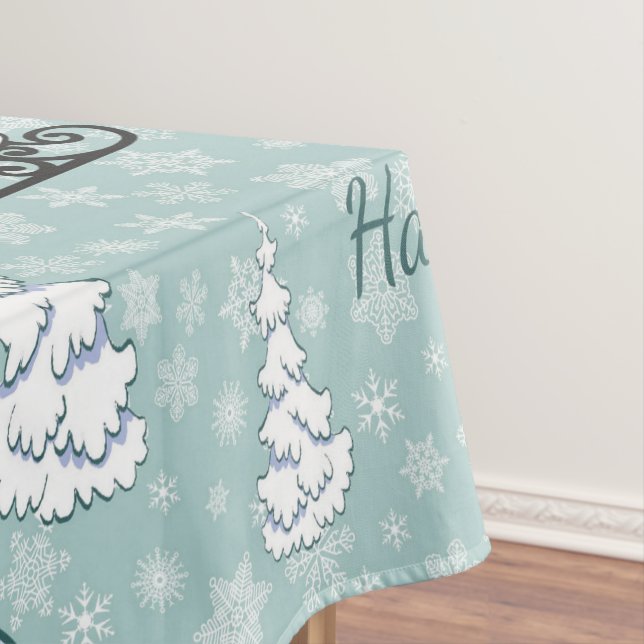 Nappe Joyeux motif de Noël (In Situ)