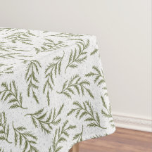 Joyeux Noël Cypress & Snowfall Motif Holiday