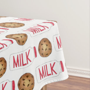 Nappe Jus De Lait Chocolat Chip Cookies Snack Aliments F