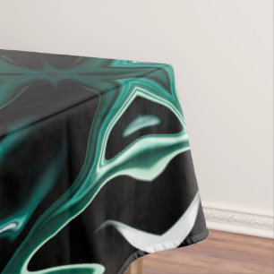 Nappe kaléidoscope marocain-africain motif sombre