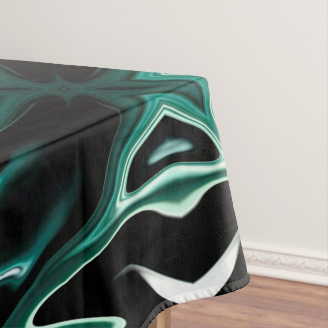 Nappe kaléidoscope marocain-africain motif sombre (In Situ)