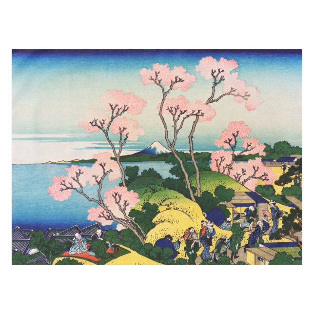 Nappe Katsushika Hokusai - Gotenyama, Tokaido, Shinagawa (Devant (Horizontal))