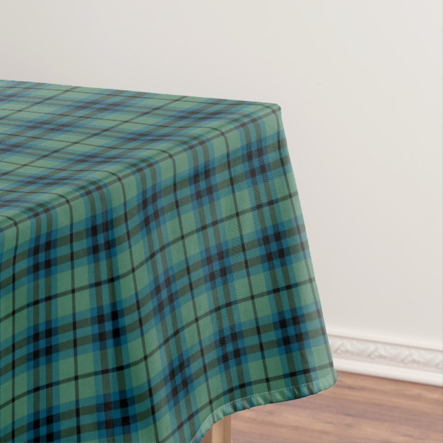 Nappe Keith Clan Vert clair et bleu Tartan antique (In Situ)