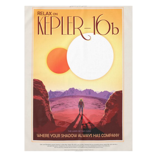 Nappe Kepler Space Voyage Destination Planète Aventure (Devant)