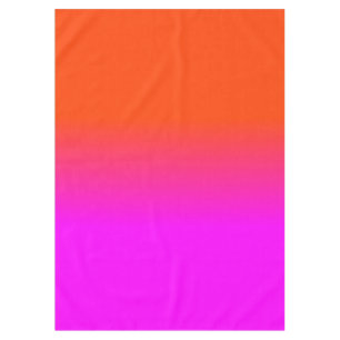 Nappe La couleur au néon d'ombre d'Ombre d'orange et de