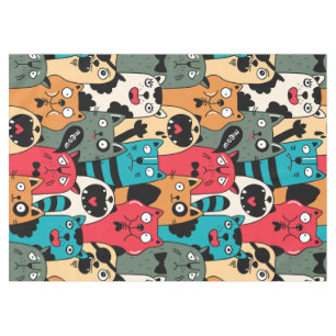 Nappe La foule des chats