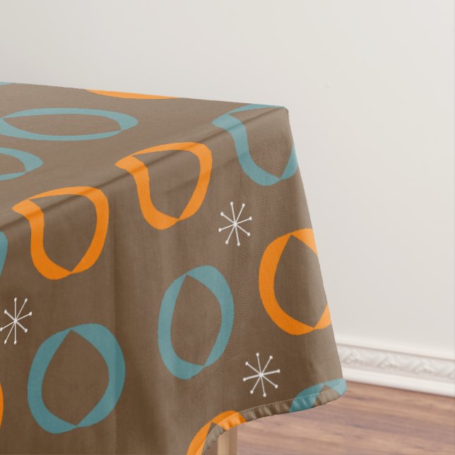 Nappe La moitié du siècle moderne, ovales, tient le (In Situ)