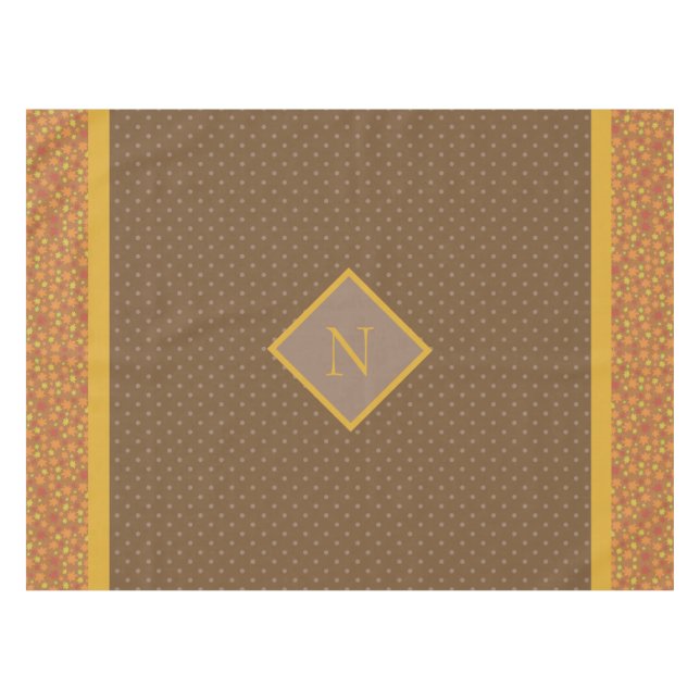 Nappe Laisser Monogramme Polka Dot (Devant (Horizontal))
