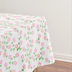Nappe L'amour est en fleurs Fête de mariage rose floral