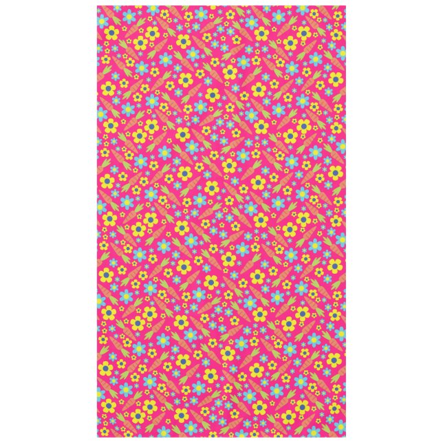 Nappe Lapin Lapin Pâques Printemps fête d'anniversaire (Devant)