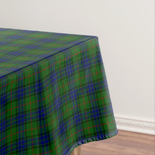 Nappe Lauder tartan bleu vert plaid