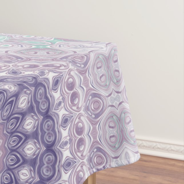 Nappe Lavande et Lilac Mandala Motif (In Situ)