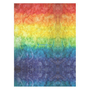 Nappe Le drapeau tie-dyé de SlipperyJoe arc-en-ciel pres