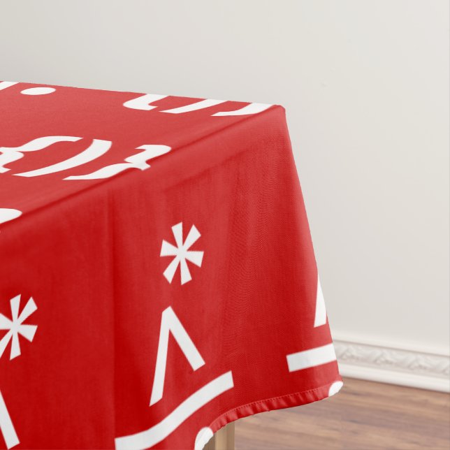 Nappe Le Père Noël avec la barbe Émoticon de Noël (In Situ)