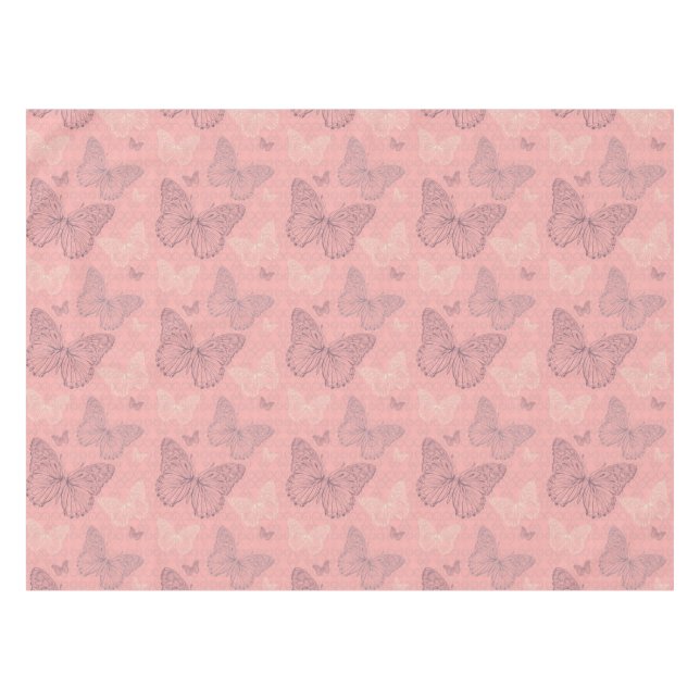 Nappe Le rose de papillon (Devant (Horizontal))