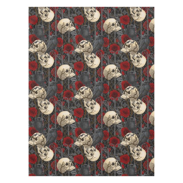 Nappe Le secret de Raven. Illustration gothique sombre e (Devant)