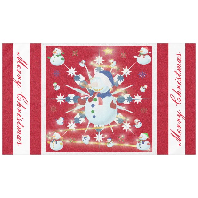 Nappe Le Snowman de Glittery (Devant (Horizontal))