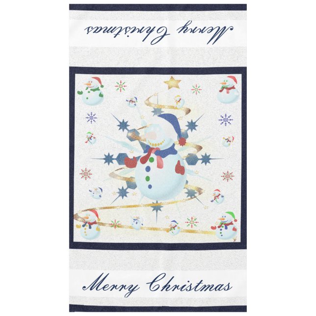 Nappe Le Snowman de Glittery (Devant)