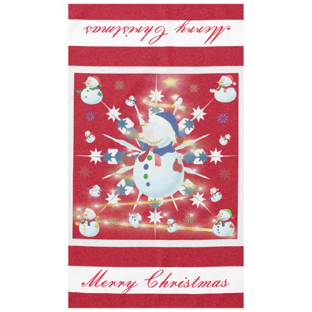 Nappe Le Snowman de Glittery (Devant)