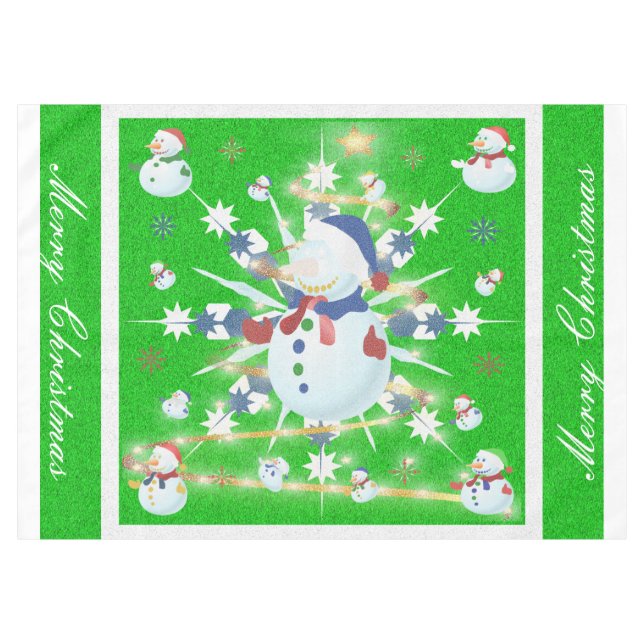 Nappe Le Snowman de Glittery (Devant (Horizontal))