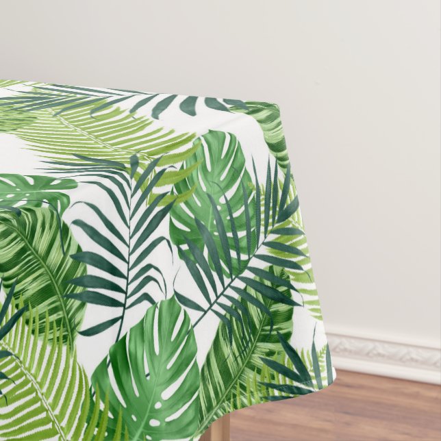 Nappe Les Feuilles de Green Tropical   (In Situ)