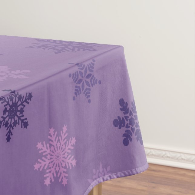 Nappe Les flocons de neige (violet) (In Situ)