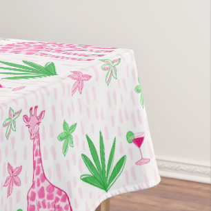 Nappe Les girafes classiques de Preppy et la jungle des 