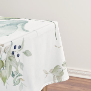 Nappe , Liage Turquoise et de sage