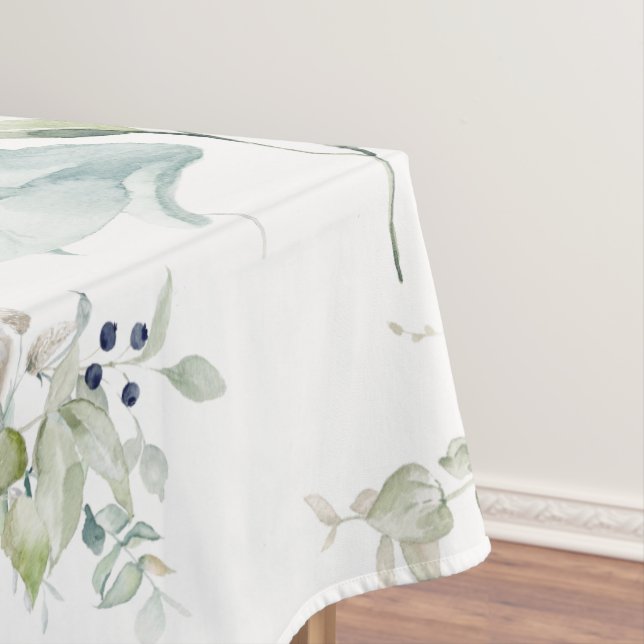 Nappe , Liage Turquoise et de sage (In Situ)