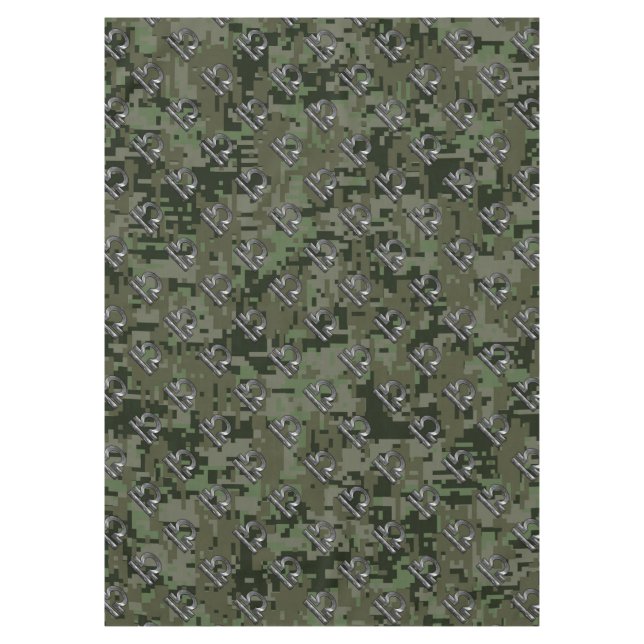 Nappe Libra Zodiac Connexion verte olive camo numérique (Devant)