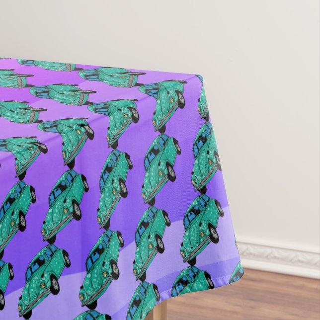 Nappe Linge de table rose pourpre de voiture (In Situ)