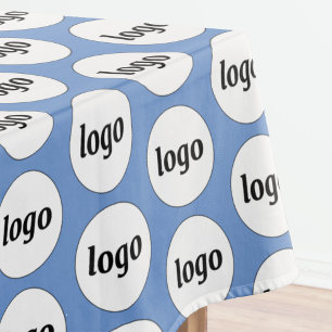 Nappe Logo Motif Entreprise Promotion Marque Bleue