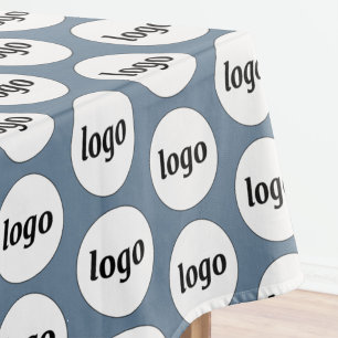 Nappe Logo Motif Marque commerciale Dusty Blue