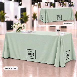 Nappe Logo Vert Sauge Entreprise Promotionnel