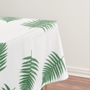 Nappe Lucky Green Fern Motif