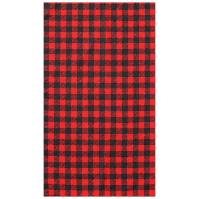 Nappe Lumberjack Style - tissu rouge + vos idées (Devant)