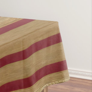 Nappe Luxe Linge Moderne Burgundy Gold Collection