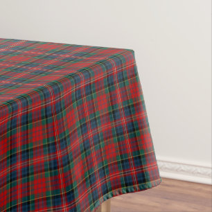 Nappe MacPherson Clan Tartan Rouge, Bleu et Vert Plaid