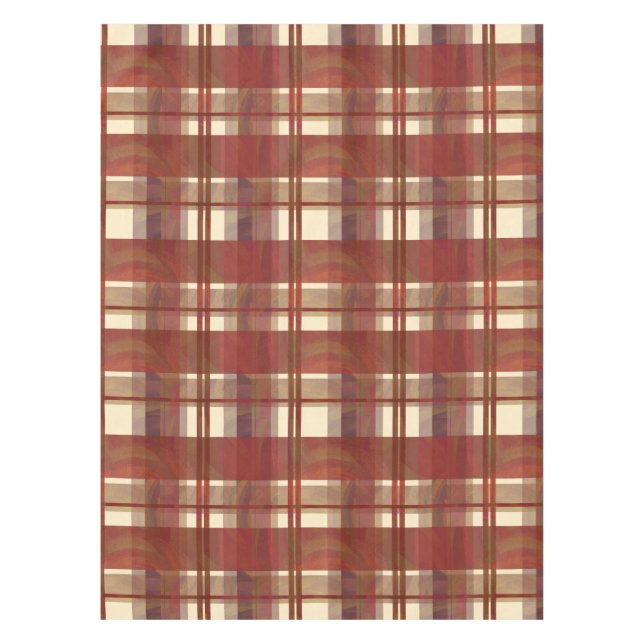Nappe Madras Plaid Fall Red (Devant)