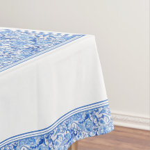 Magnifique motif artistique de paisley floral bleu