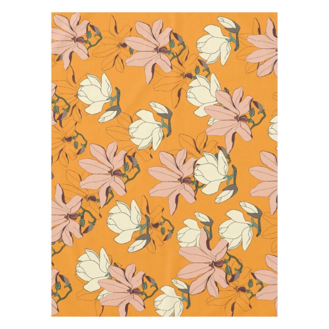 Nappe Magnolia Flowers  (Devant)