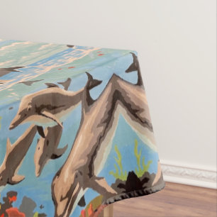 Nappe Main Painted by Number   Dolphins  