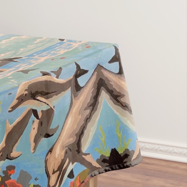 Nappe Main Painted by Number | Dolphins | (In Situ)