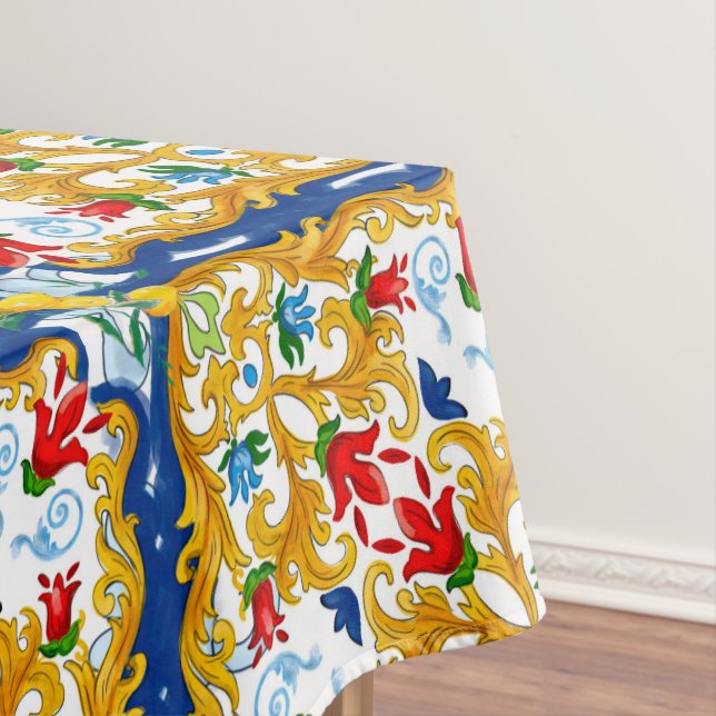 Nappe Majolica,Sicilian style,lemons   (In Situ)