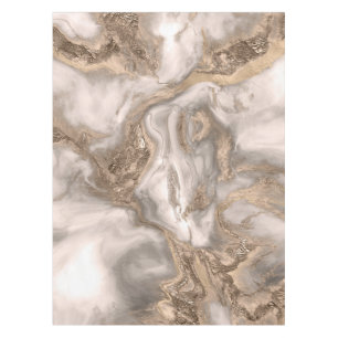 Nappe Marbre liquide - perle et or