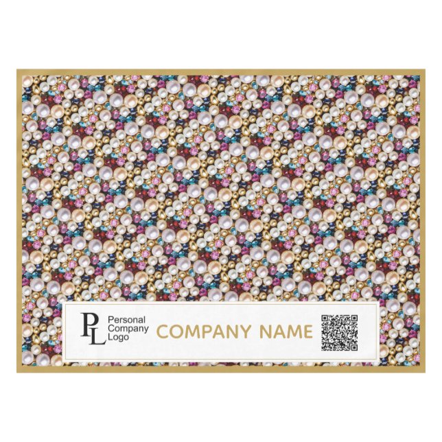 Nappe Marché de bijoux Stall Artisanat Promo Perles (Devant (Horizontal))