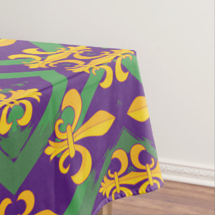 Nappe Mardi Gras Fleur de lis