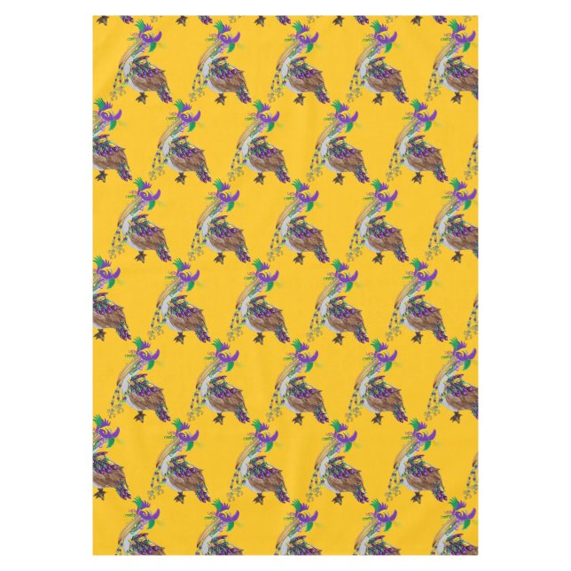 Nappe Mardi Gras Pelican Holiday party (Devant)