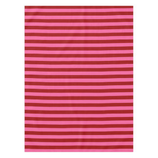 Nappe Maroon Rouge rose rayures Design