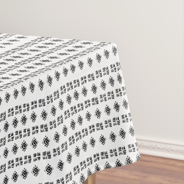 Nappe Marques abstraites noir blanc (In Situ)